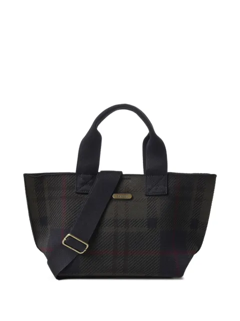 Barbour Layla Tartan mini tote bag