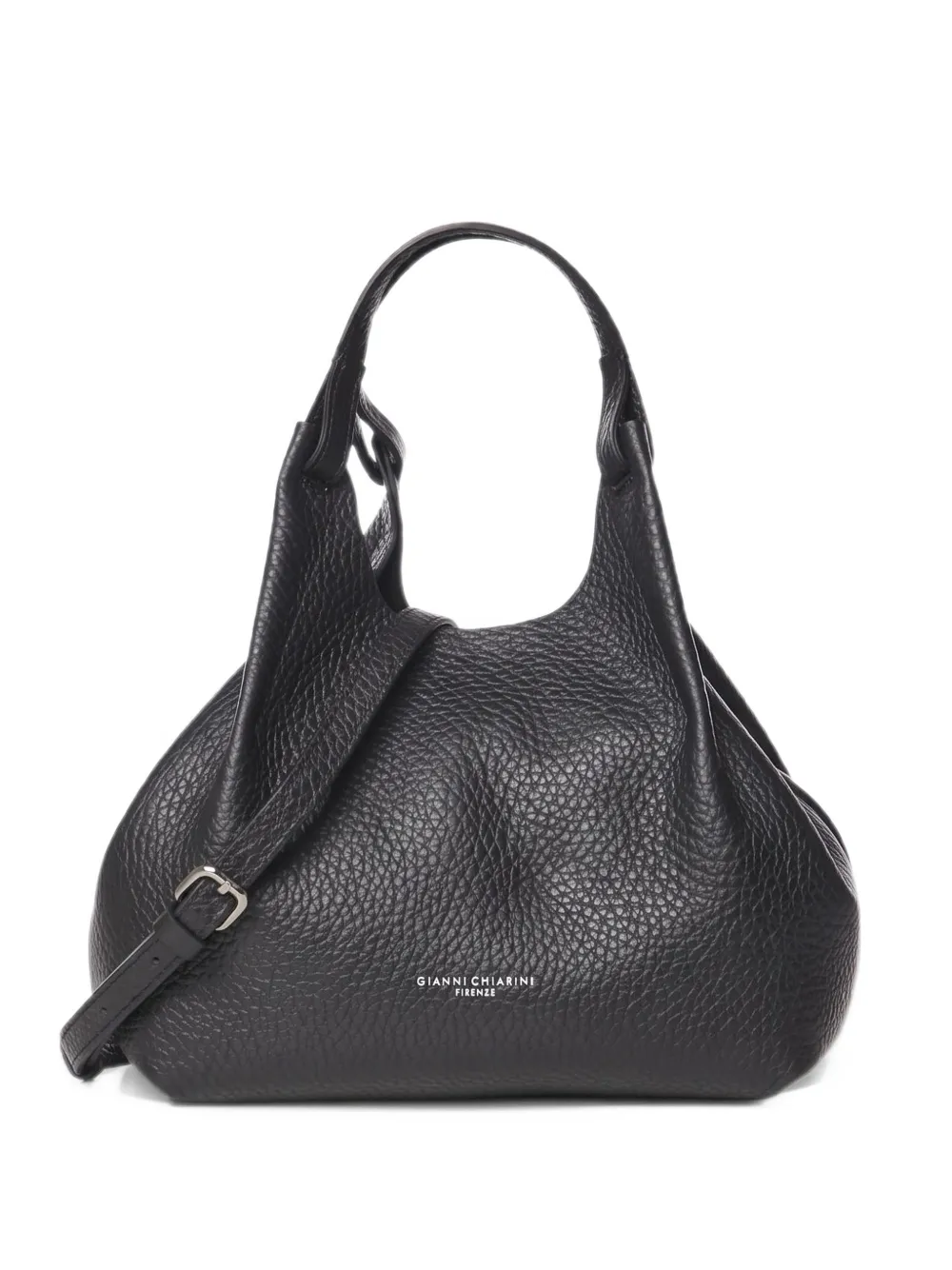 GIANNI CHIARINI Medium Dua schoudertas met textuur Zwart