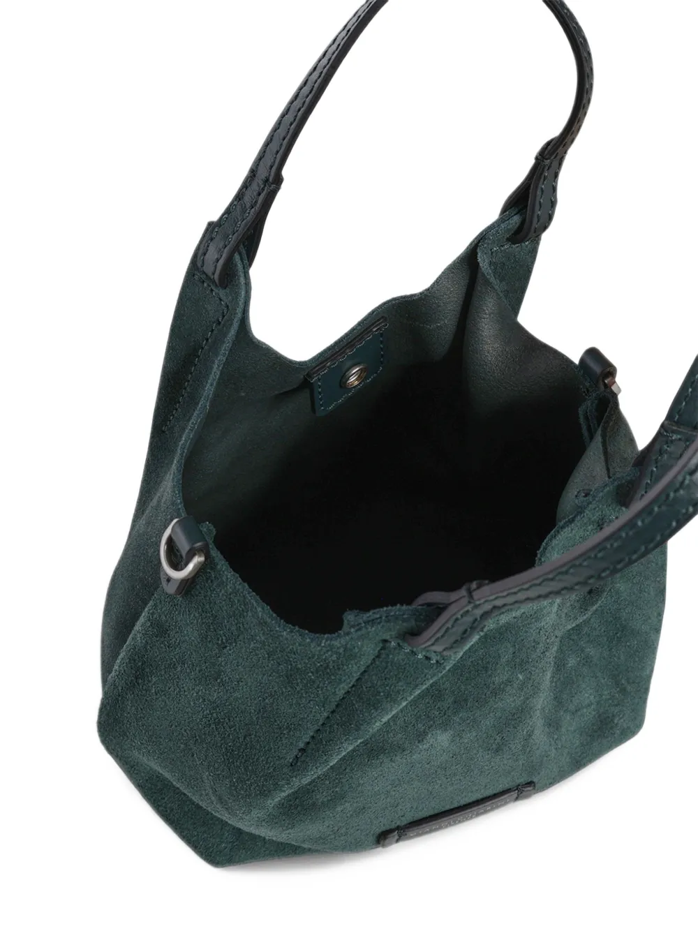 GIANNI CHIARINI Kleine Dua shopper met logo-patch Groen