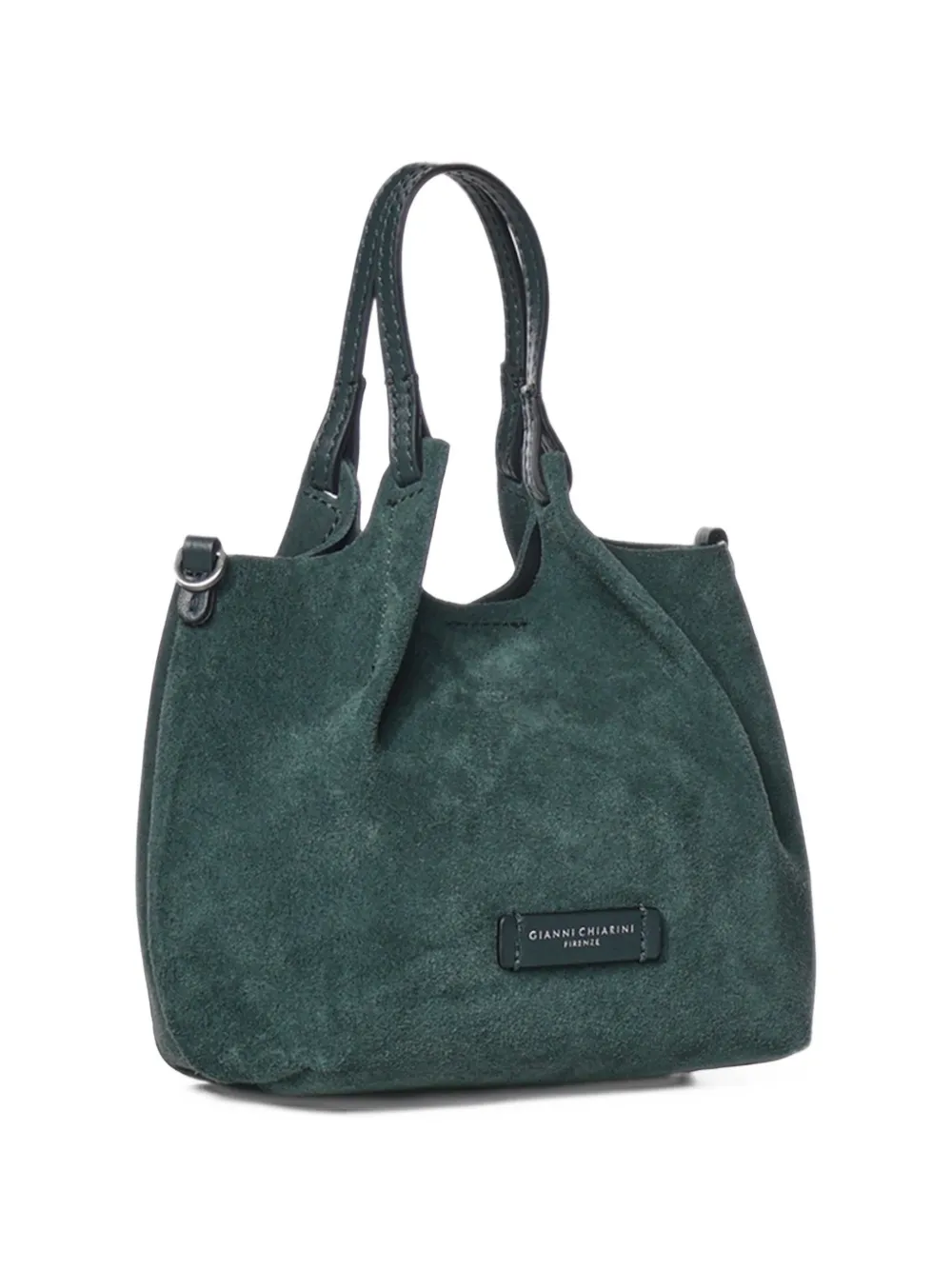 GIANNI CHIARINI Kleine Dua shopper met logo-patch Groen