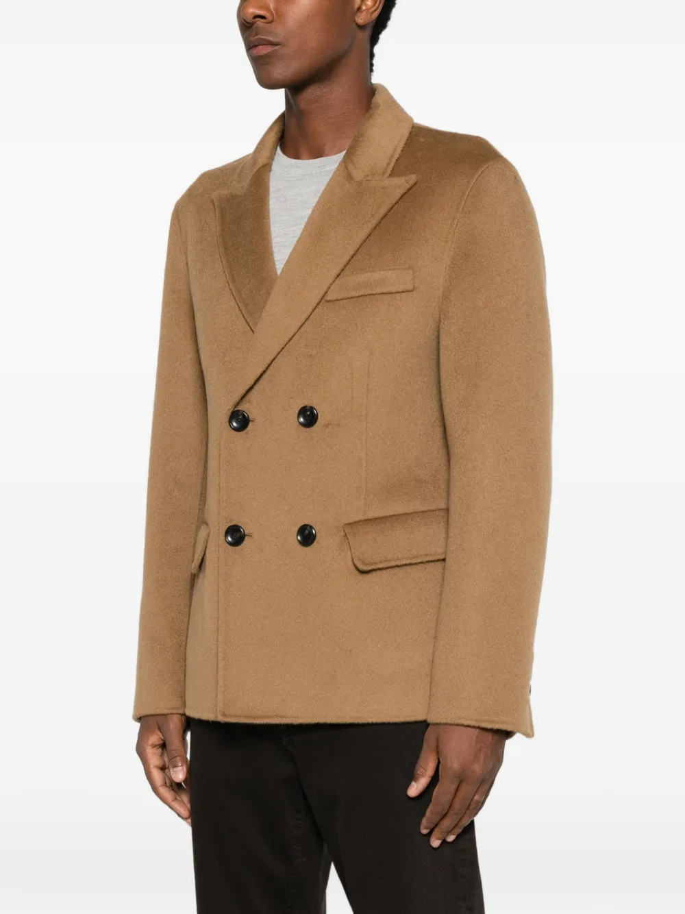 Hosio double-breasted buttoned blazer Bruin