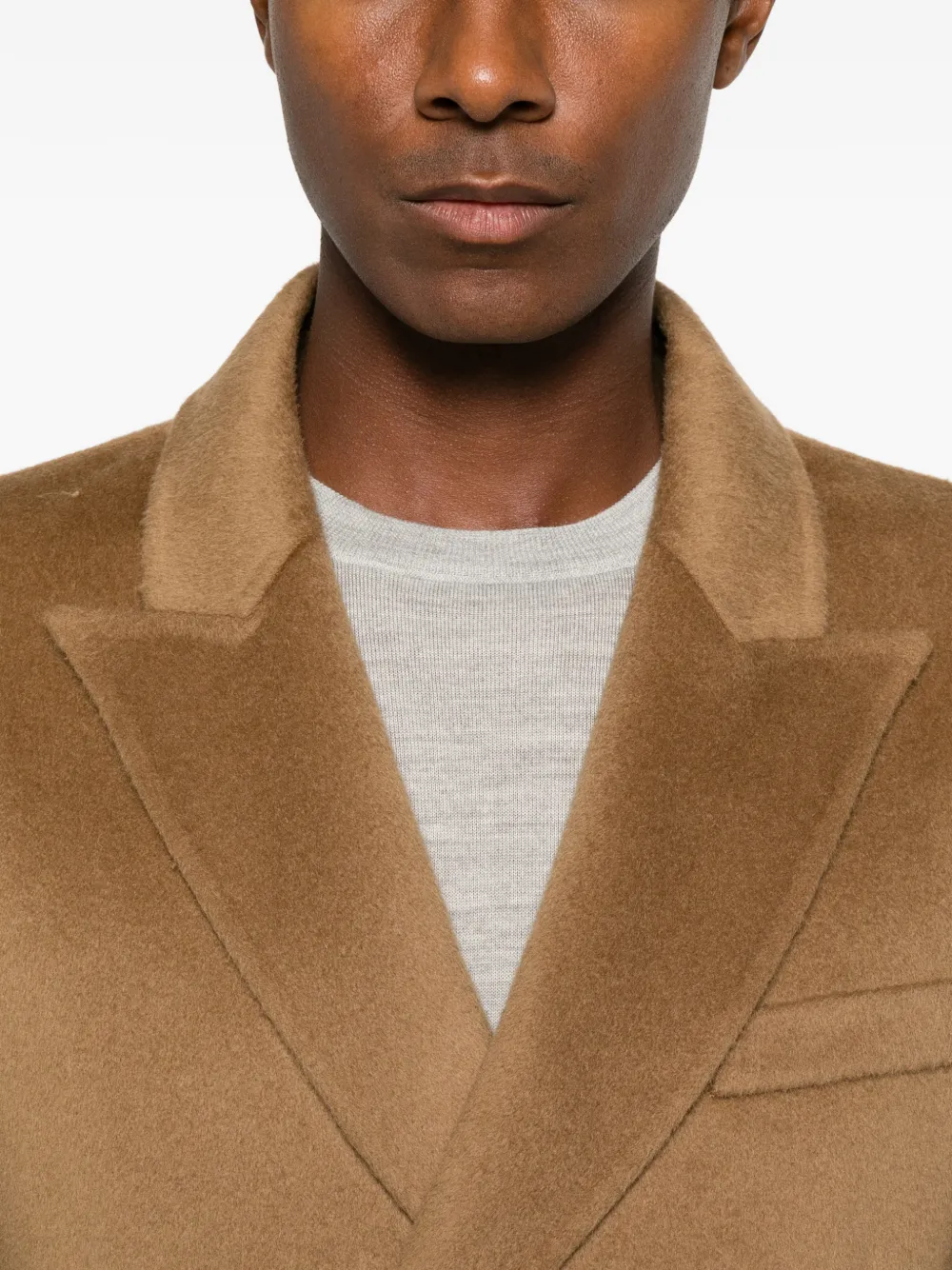Hosio double-breasted buttoned blazer Bruin