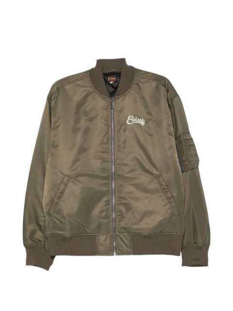 EVISU logo-print bomber jacket