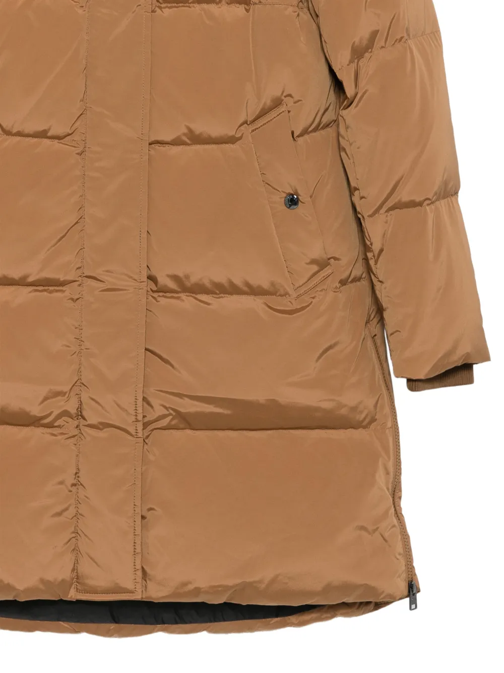 Woolrich hooded padded coat Bruin