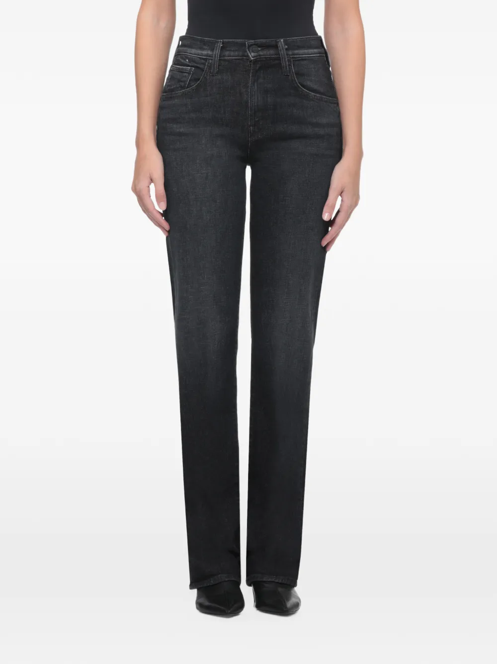 MOTHER The Mid Riser jeans Zwart
