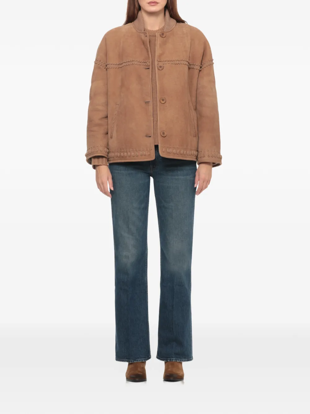 MOTHER The Bookie Sneak faded jeans Blauw