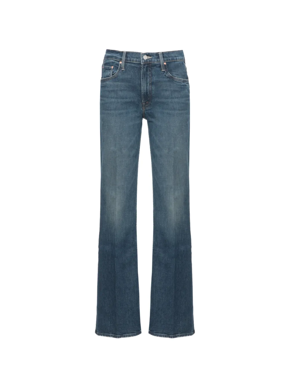 MOTHER The Bookie Sneak faded jeans Blauw