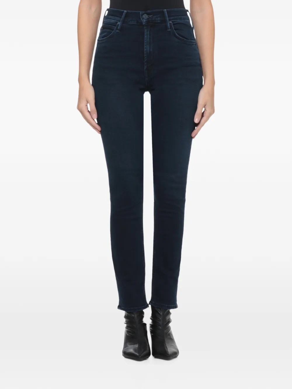 MOTHER Dazzler mid-rise jeans Blauw