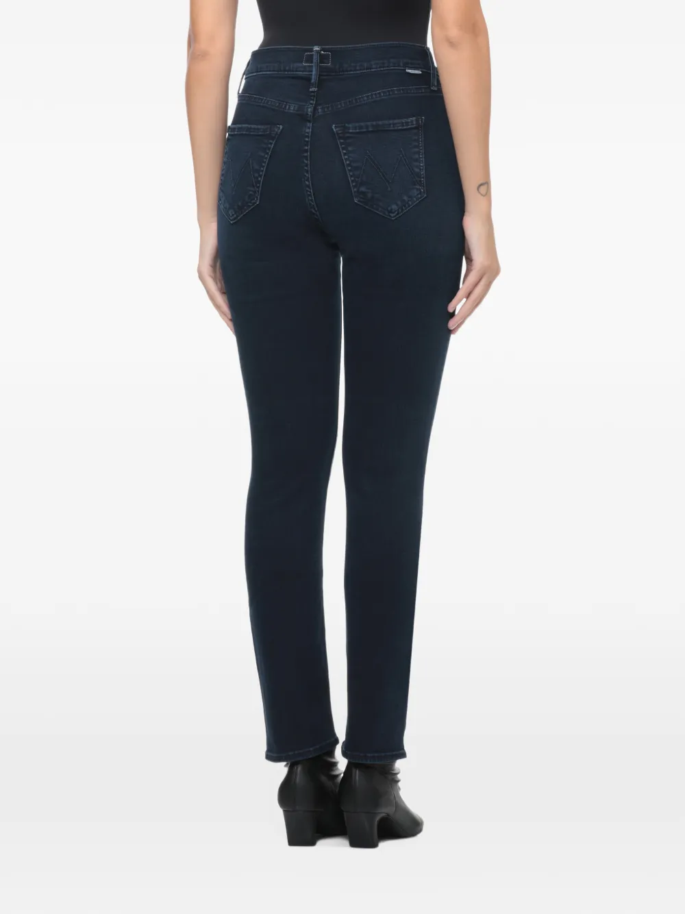 MOTHER Dazzler mid-rise jeans Blauw