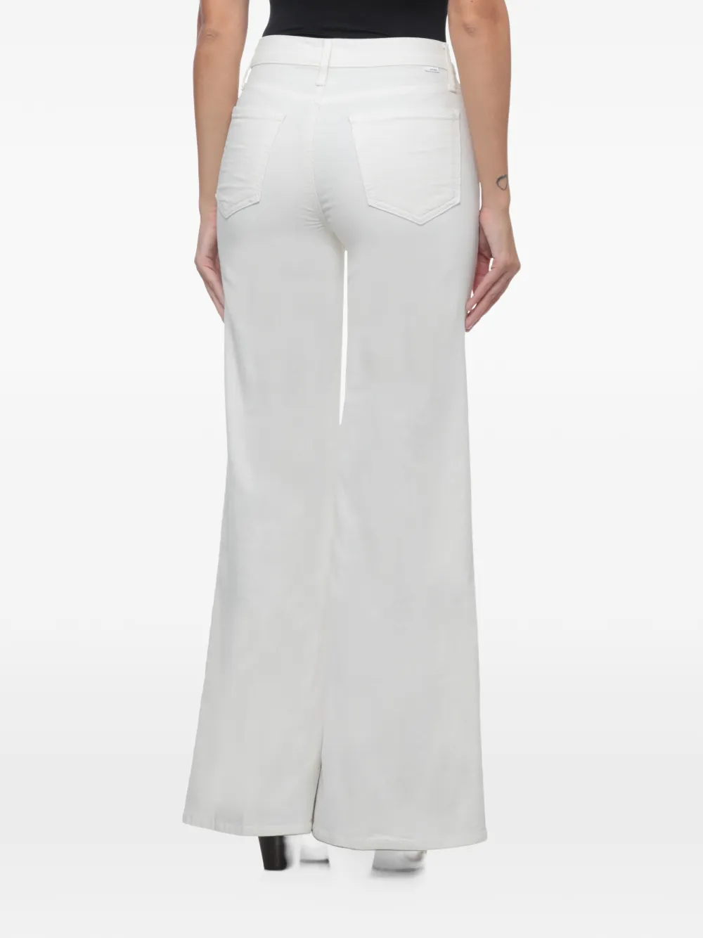 MOTHER The Twister Sneak corduroy trousers Wit