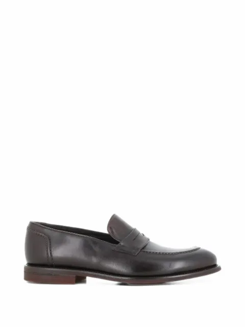 Tassinari leather penny loafers