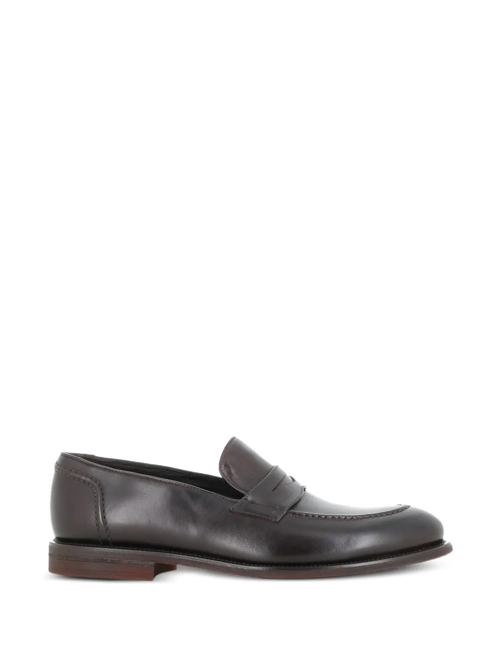 Tassinari leather penny loafers - Marrone
