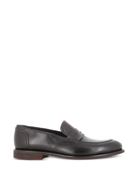 Tassinari leather penny loafers