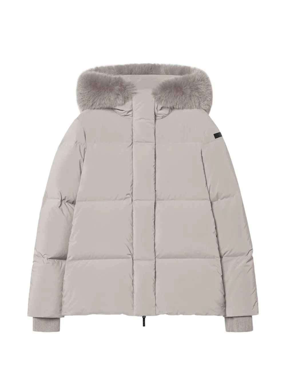 RRD Fly Tubic faux-fur trim hooded jacket - Grigio