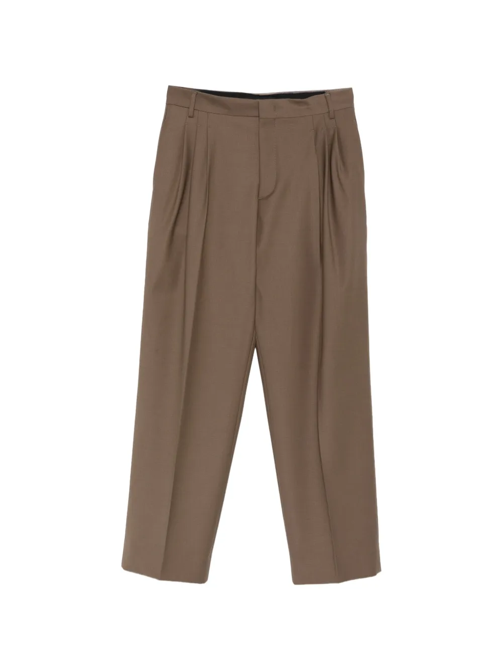 Low Brand Chuck pleated trousers - Braun