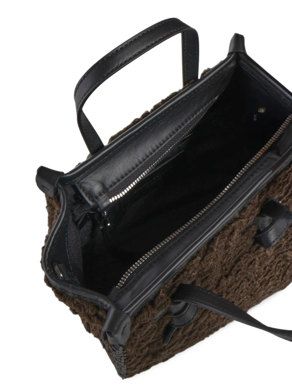 GIANNI CHIARINI Kleine Miss Marcella geknoopte shopper met textuur Bruin