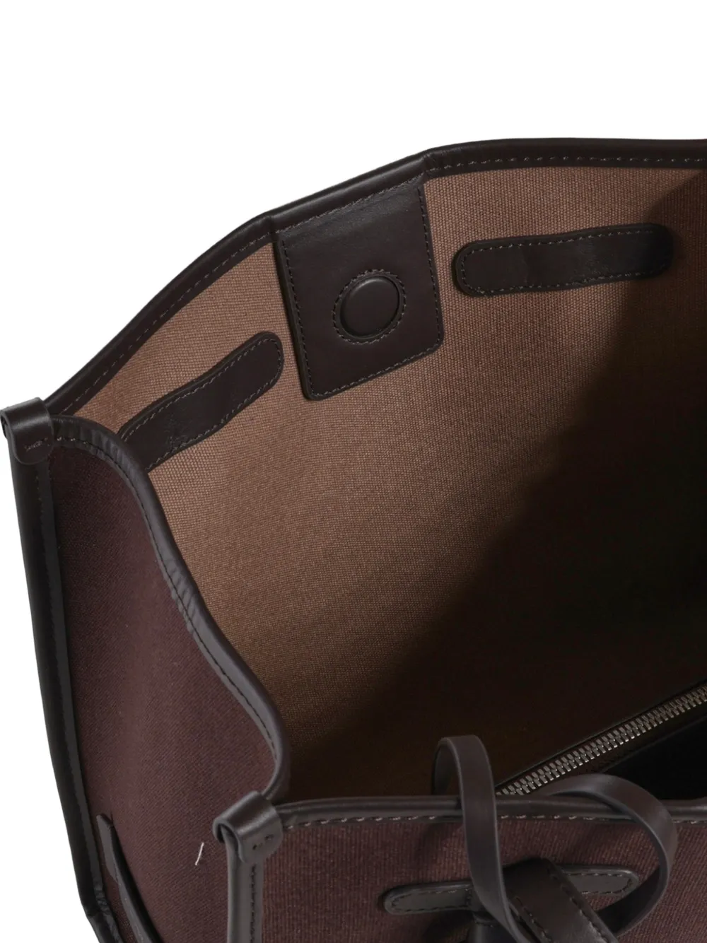 GIANNI CHIARINI Marcella leather-trim tote bag Rood