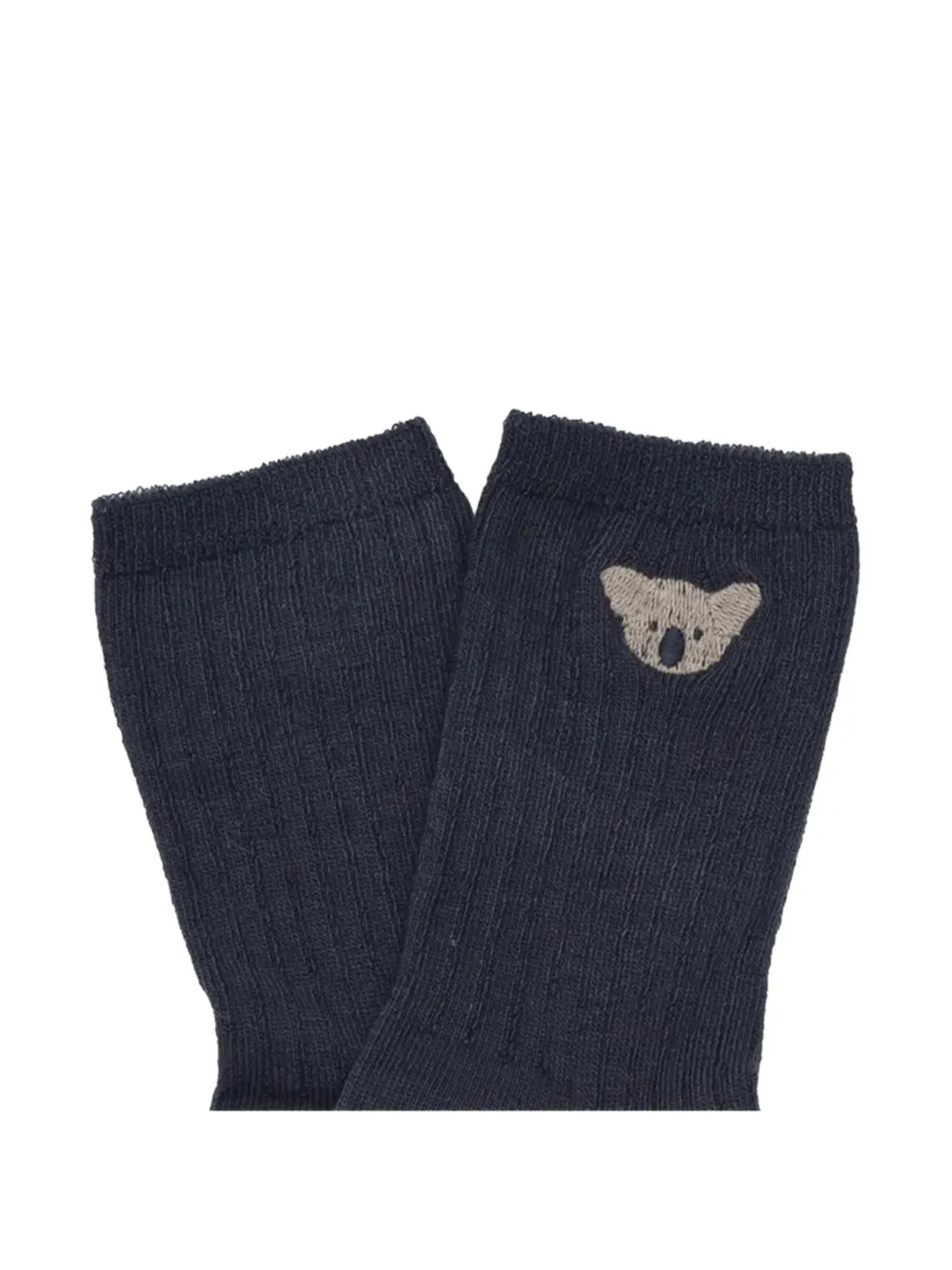Donsje Bell koala-embroidered socks Blauw