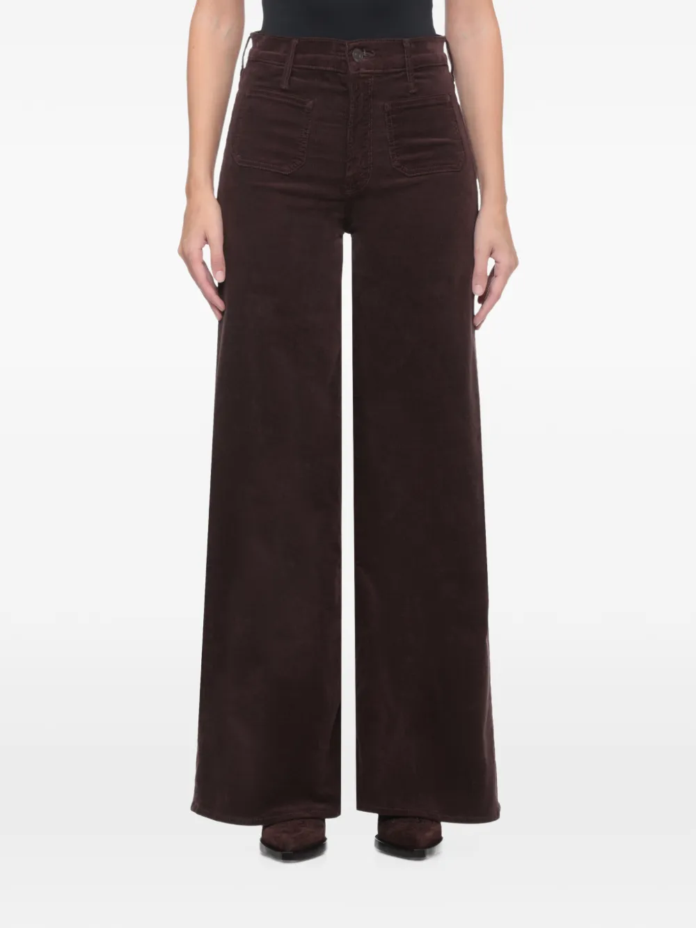 MOTHER The Patch Pocket corduroy trousers Bruin