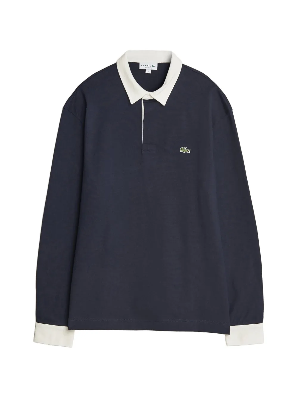Lacoste relaxed fit jersey rugby polo shirt - Blu