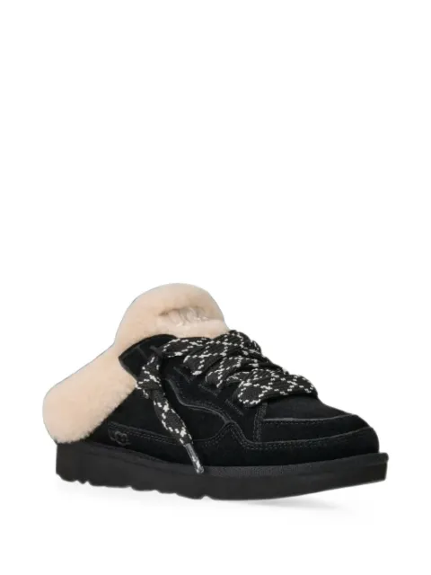 UGG Kids Slippers stringate in pelle scamosciata