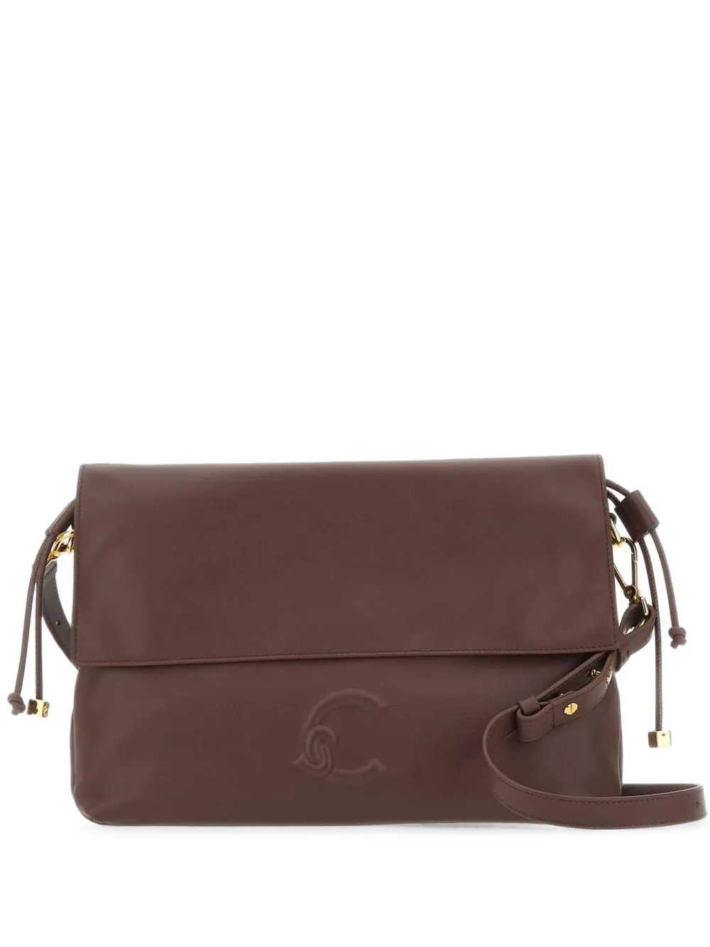 Coccinelle Lidia Small leather shoulder bag - Marrone