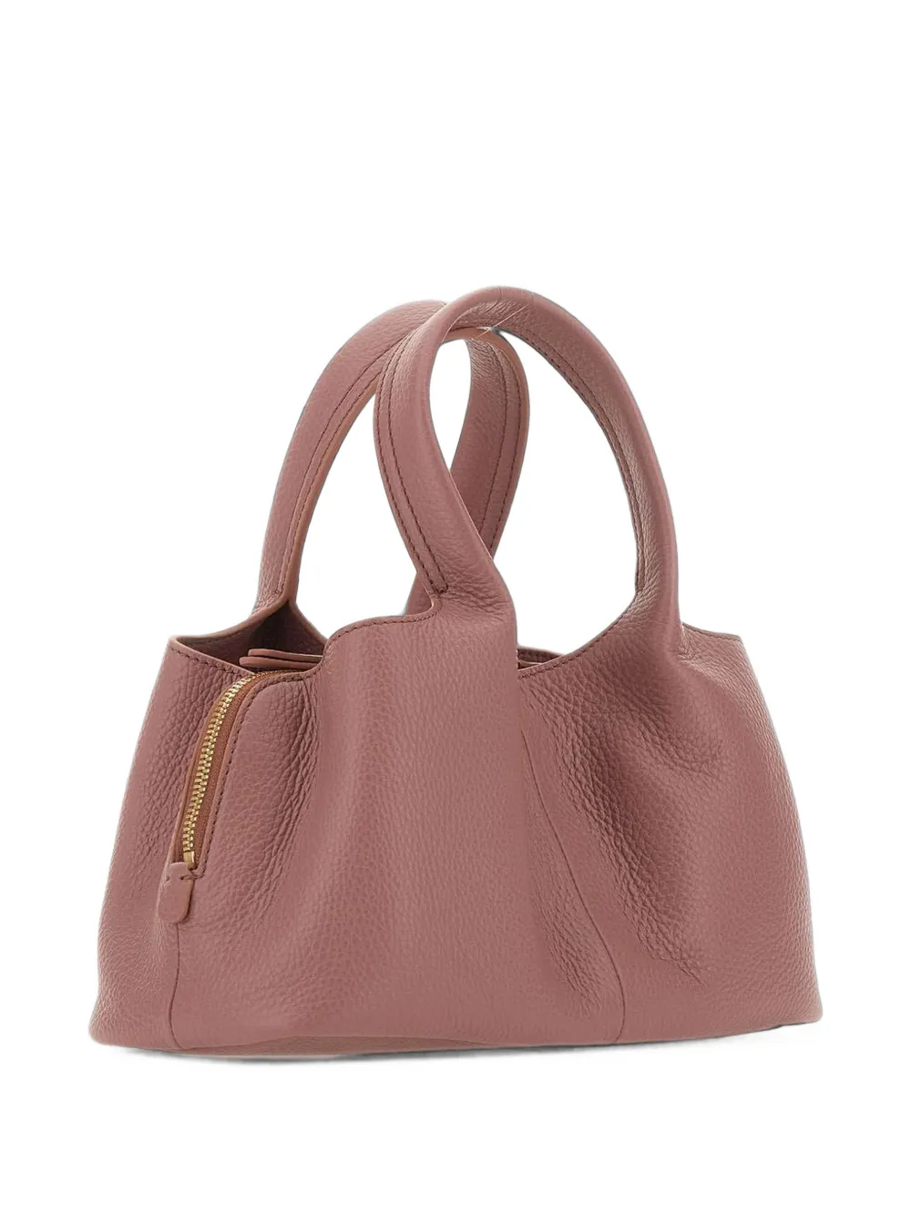 Coccinelle Kleine Nell shopper van getrommeld leer Roze