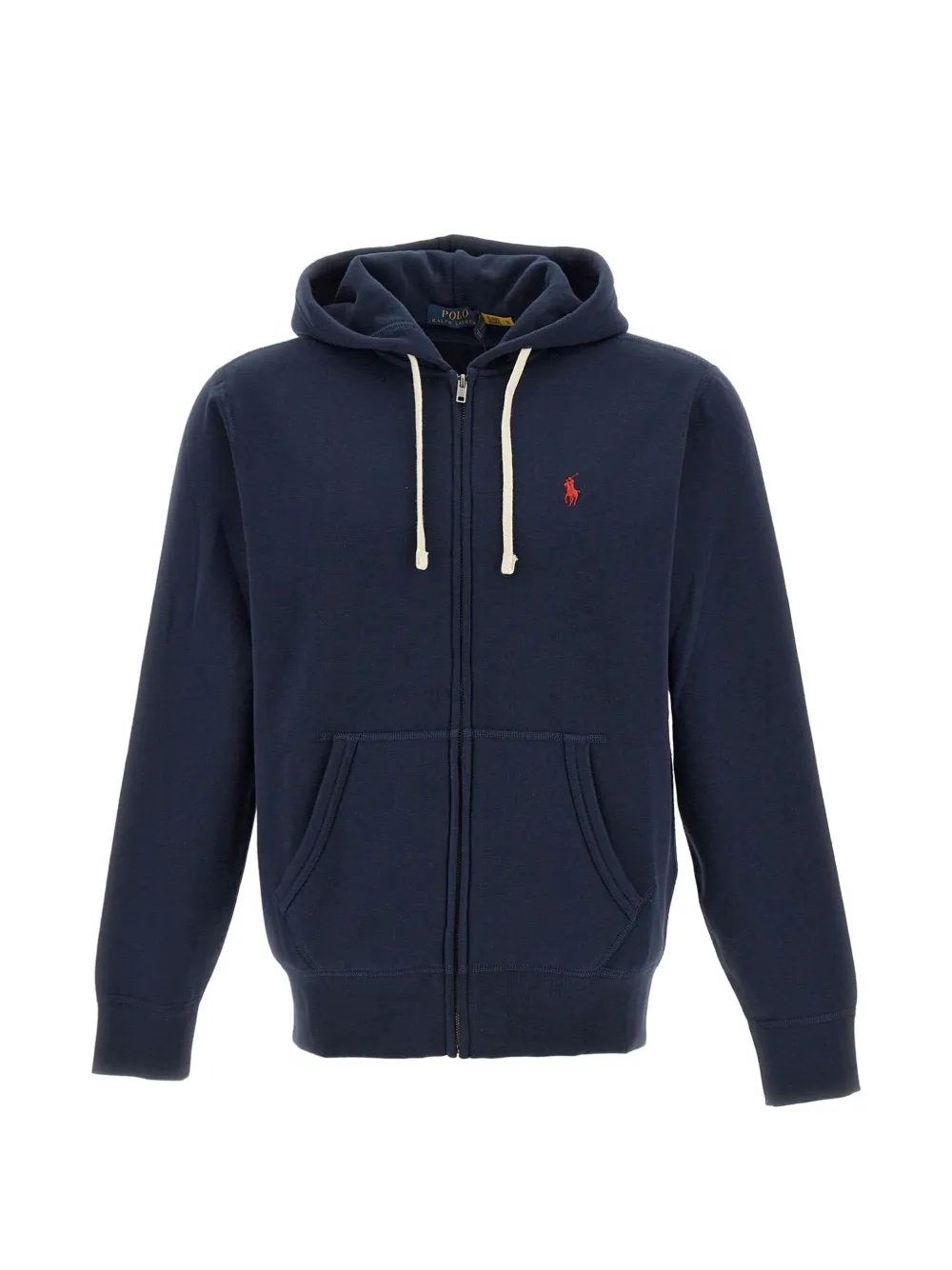 Polo Ralph Lauren logo-embroidered zip-up hoodie - Blu