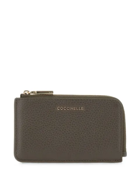 Coccinelle metallic soft card holder