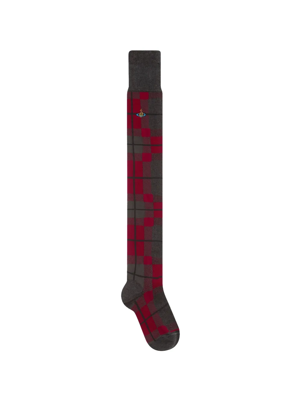 Vivienne Westwood Locharron tartan-pattern socks - Grigio