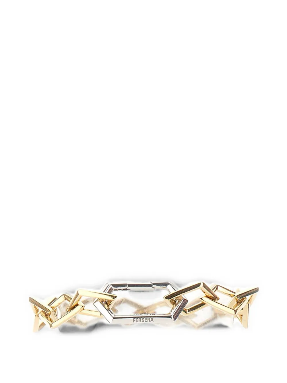 FERSERA Sculptor's sculptural chain bracelet - Oro