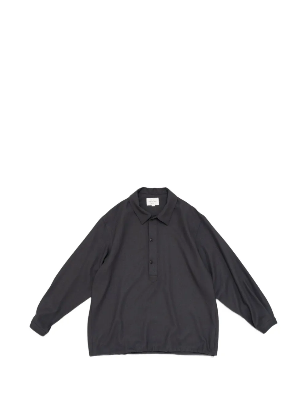 Still by Hand drawstring-hem shirt jacket