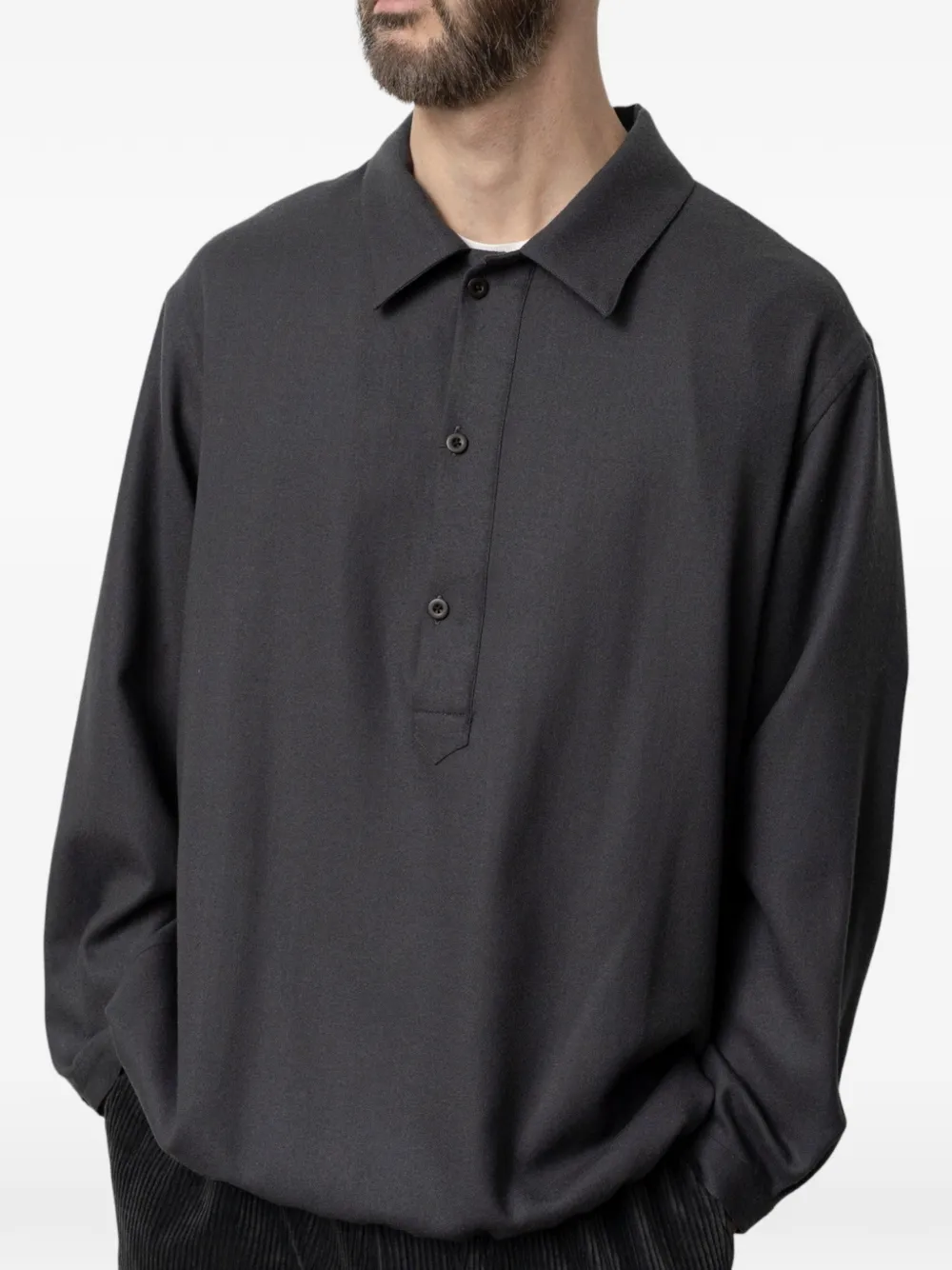 Still by Hand Shirtjack met trekkoord Grijs