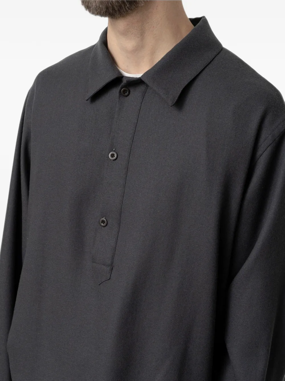 Still by Hand Shirtjack met trekkoord Grijs