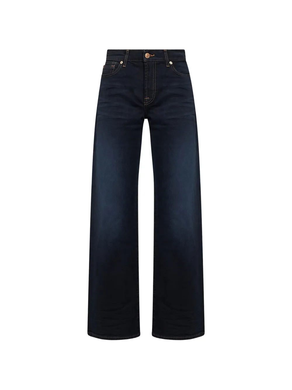 7 For All Mankind Lotta Tailorless wide-leg jeans - Blu