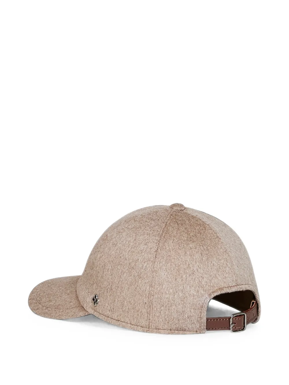 Tagliatore paneled curved-peak baseball cap Beige