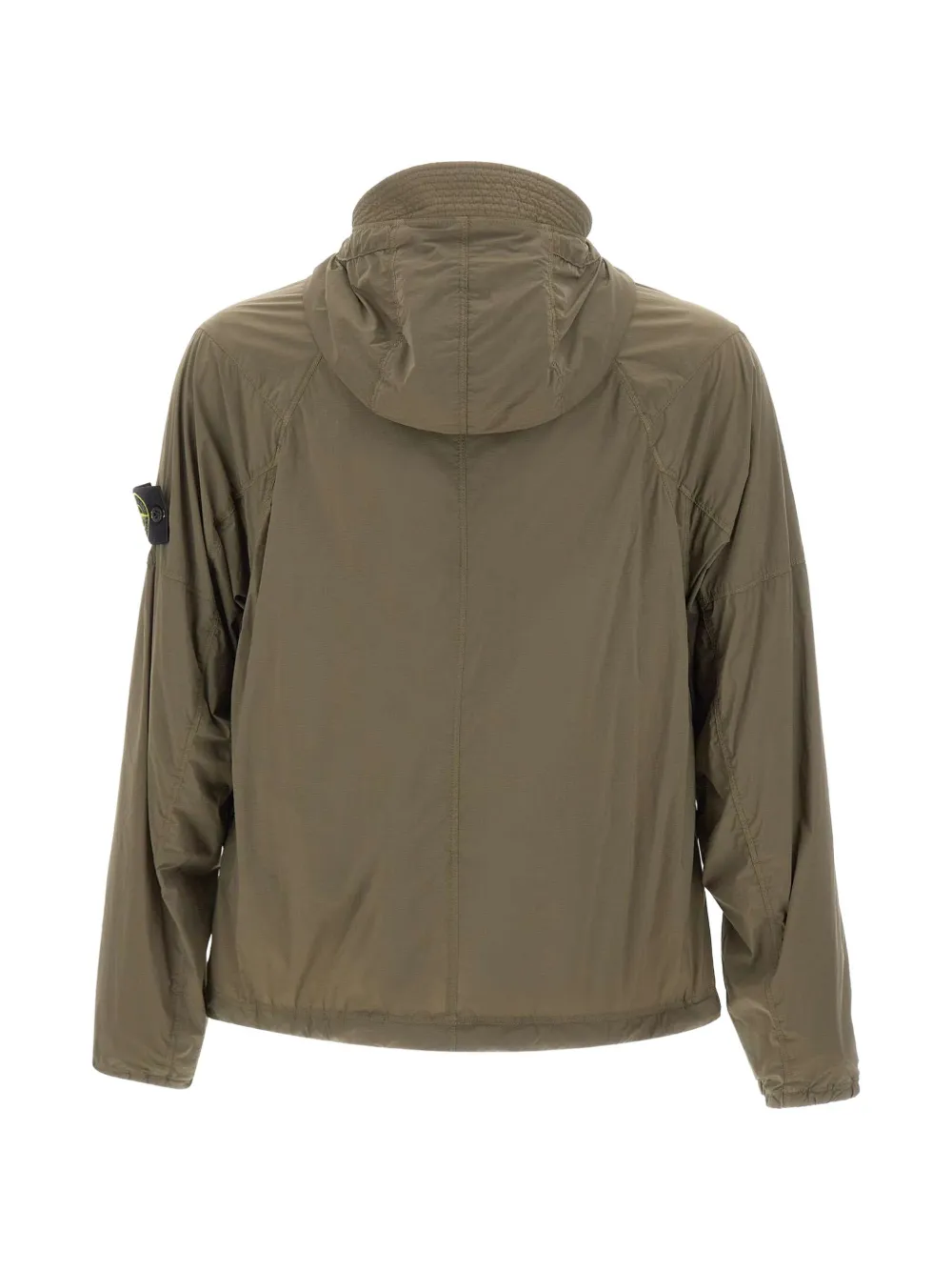 Stone Island Q100020 ultralicht nylon Stretch-TC jack Groen