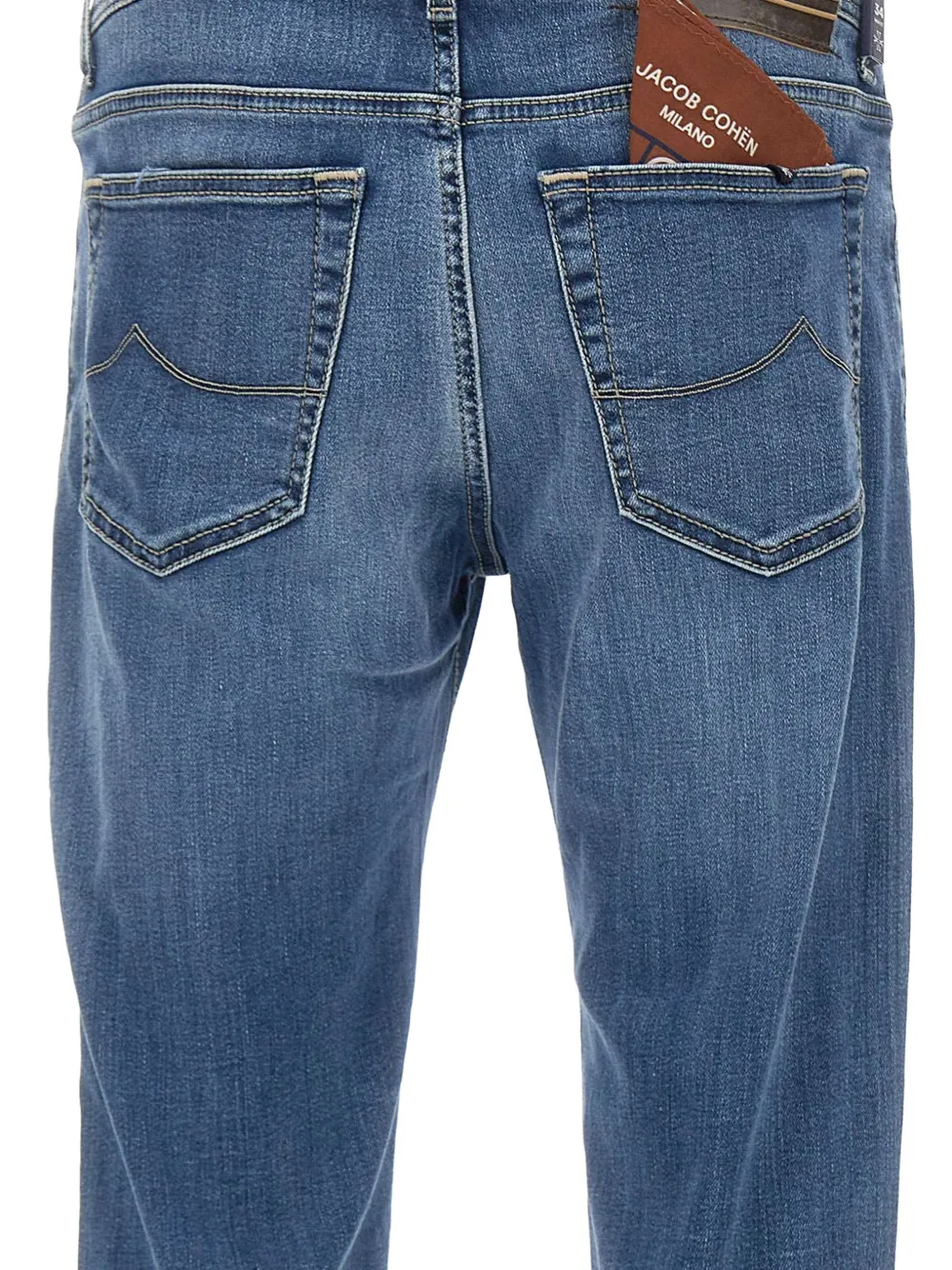 Jacob Cohën Bard slim-fit jeans met vijf zakken Blauw