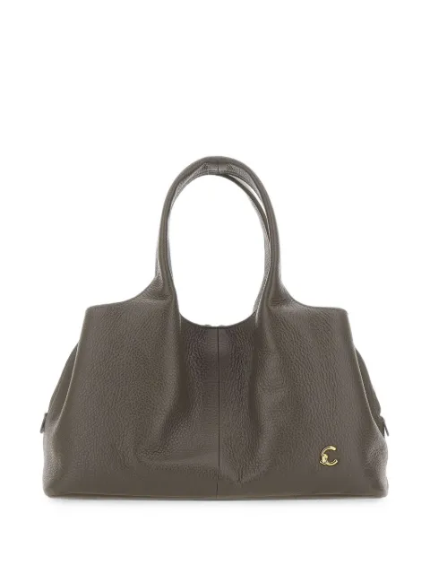 Coccinelle Nell Medium tumbled leather tote bag