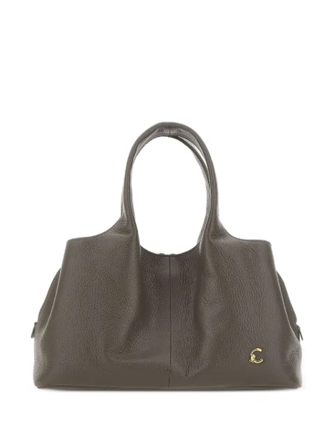 Coccinelle Nell Medium tumbled leather tote bag