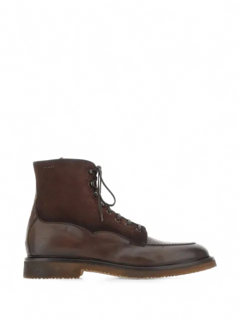 Alexander Hotto leather suede ankle boots