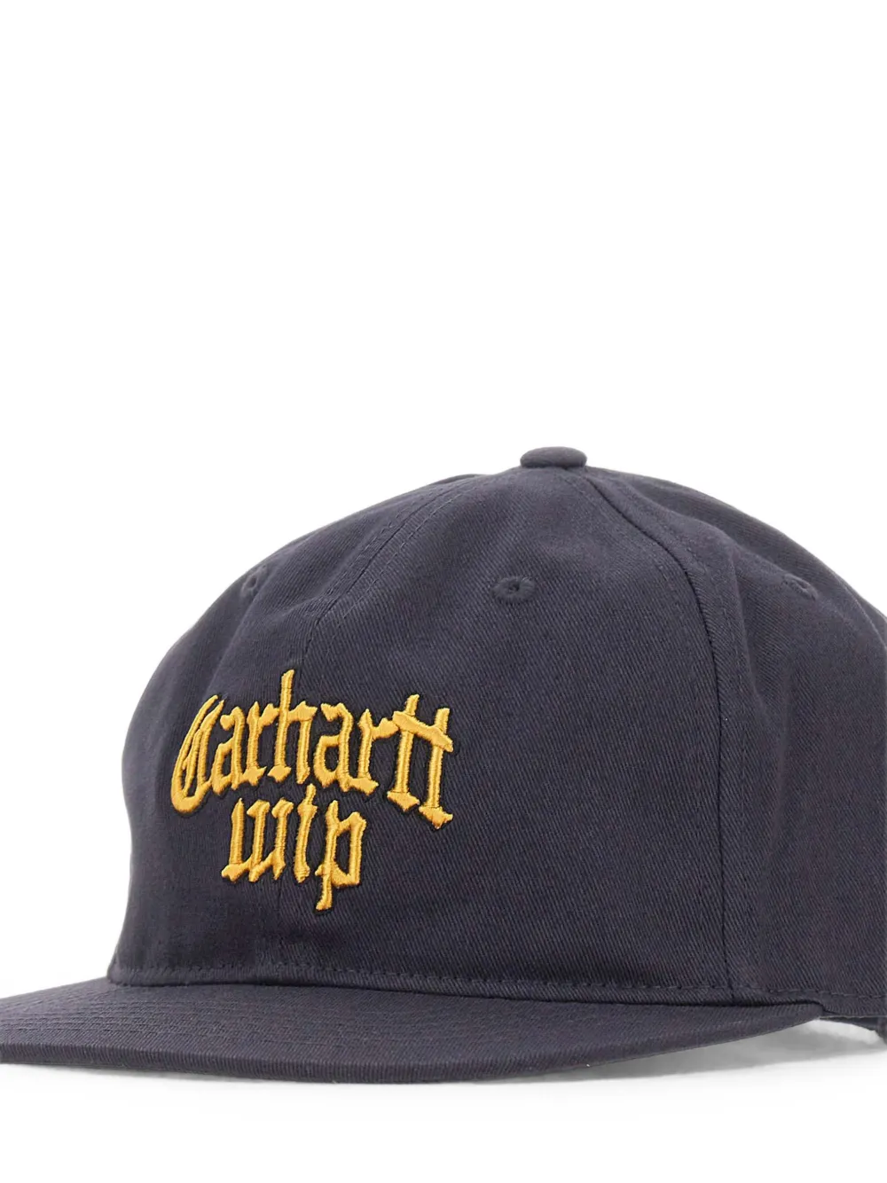 Carhartt WIP Blackletter hoed met geborduurd logo Blauw