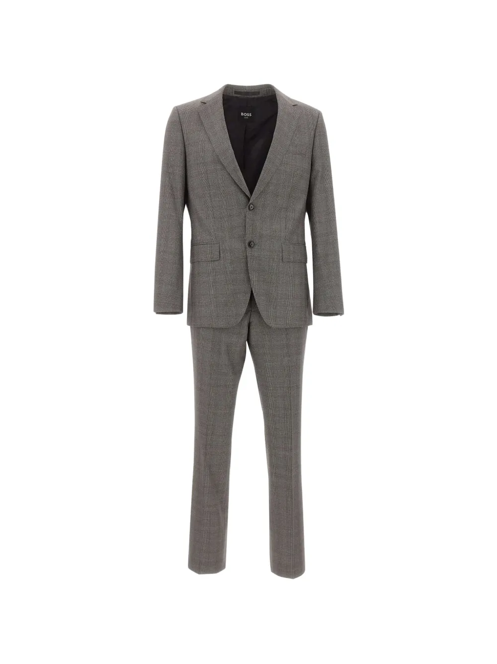 BOSS Prince of Wales check-pattern suit - Grigio