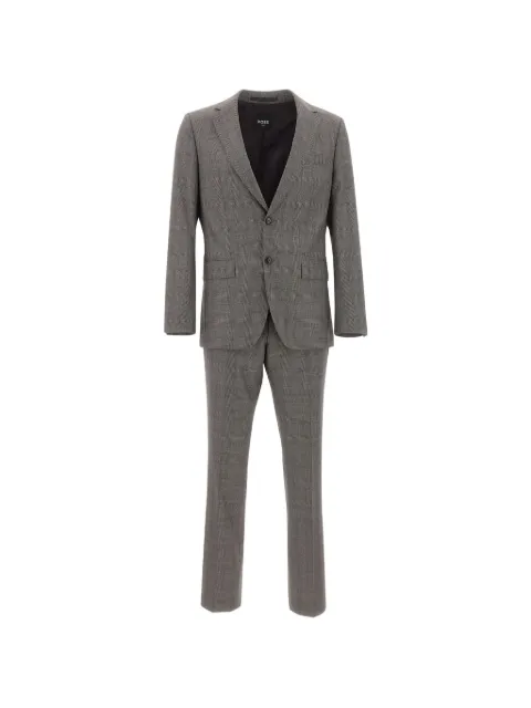 BOSS Prince of Wales check-pattern suit