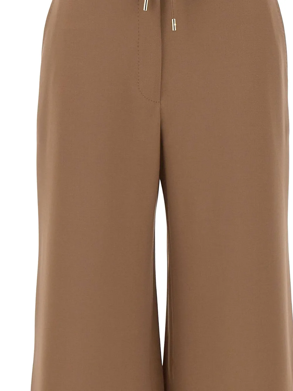 Max Mara Denaro broek met wijde pijpen Bruin