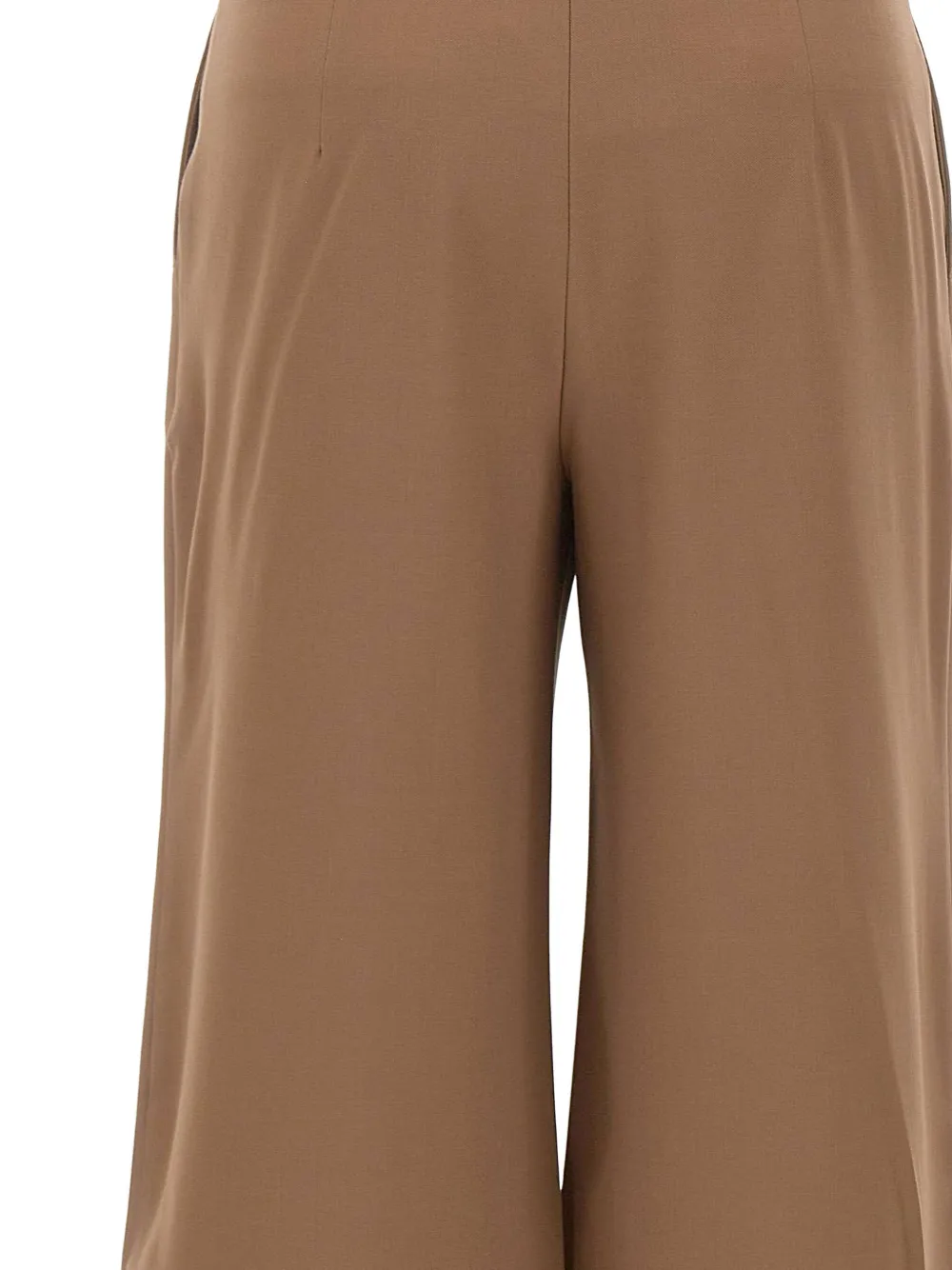 Max Mara Denaro broek met wijde pijpen Bruin