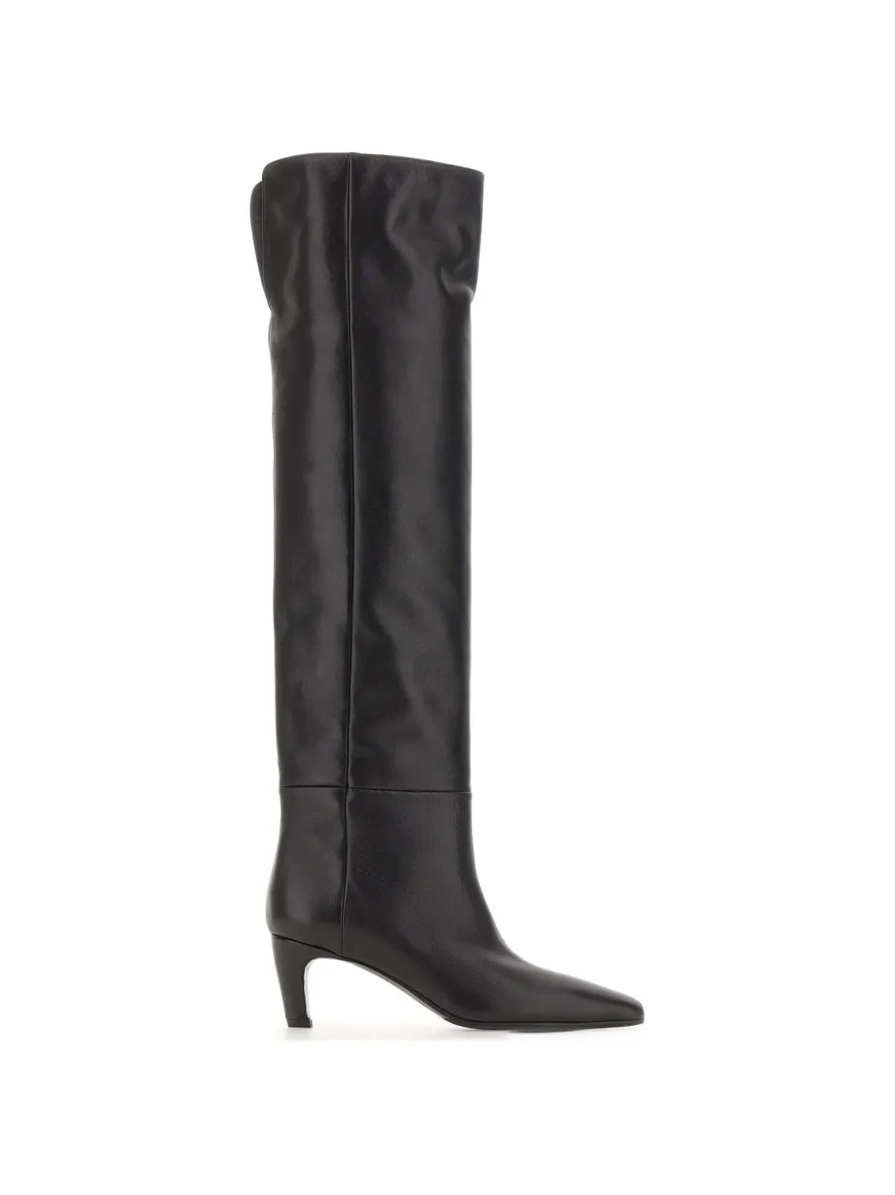 strategia shoes over-the-knee leather boots - Noir
