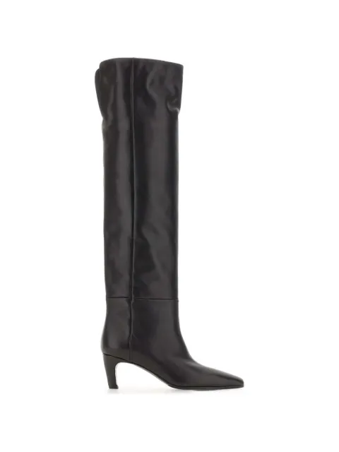 strategia shoes over-the-knee leather boots