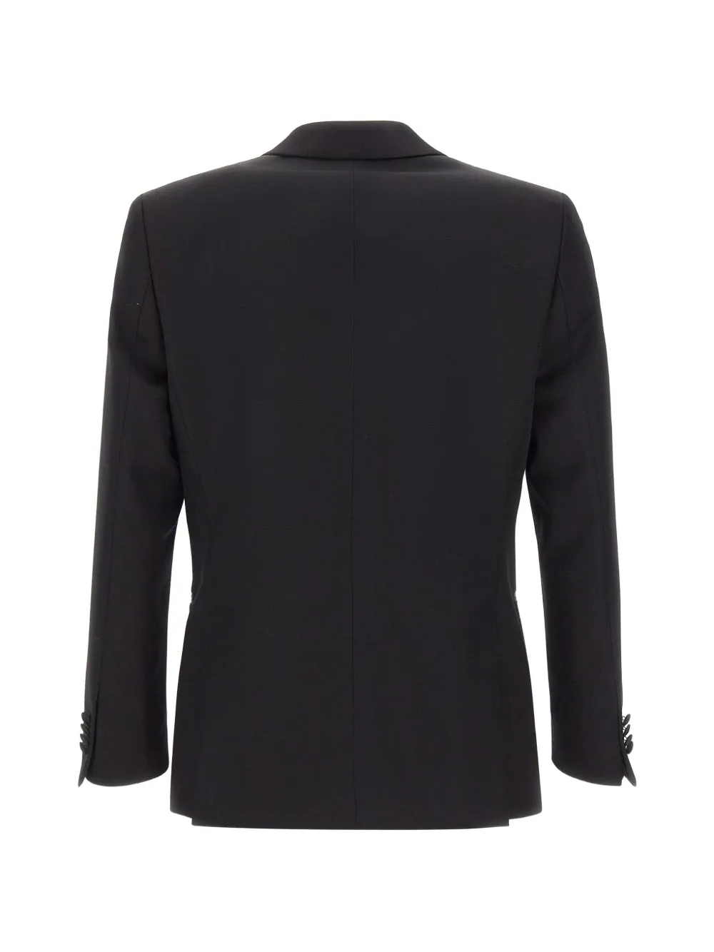 BOSS Slim-fit blazer van Italiaanse scheerwol Zwart