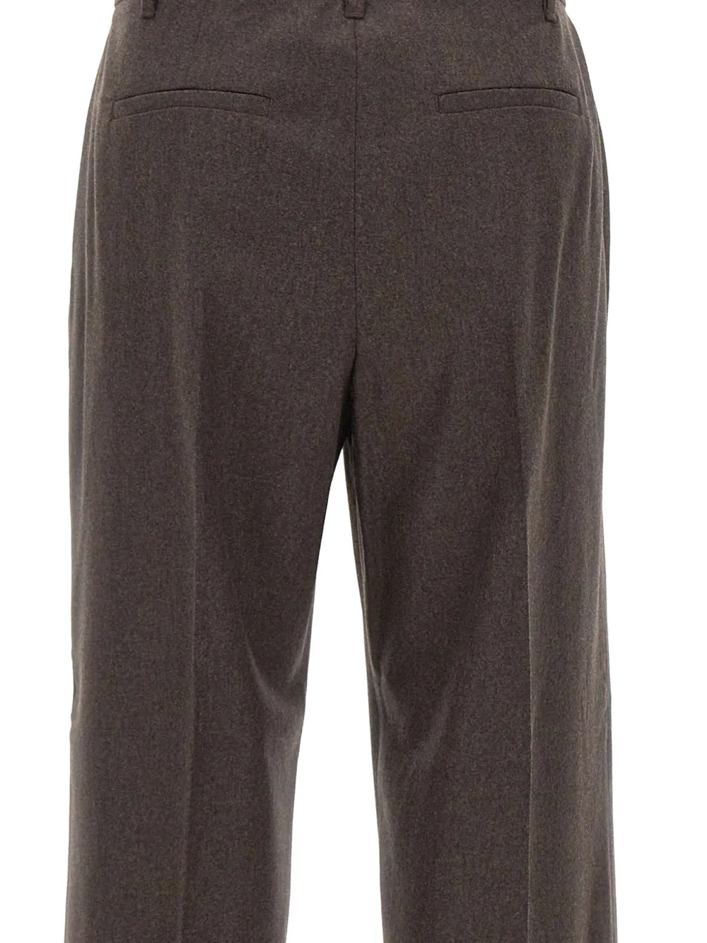 'S Max Mara Cottage broek van wolflanel Bruin